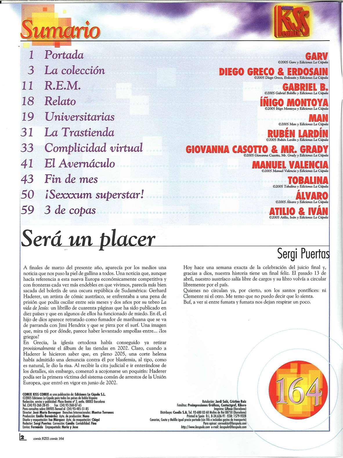 Kiss comix 164 image number 1