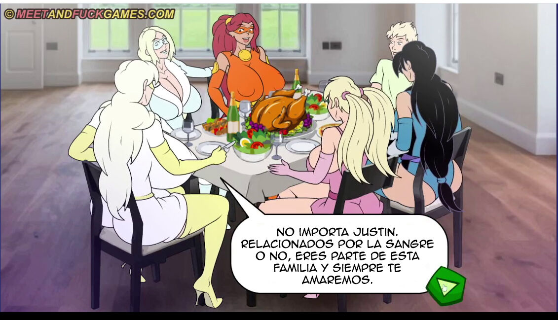 Meet and Fuck - Super Whore Family: Thanksgiving/Día de Acción de Gracias image number 13