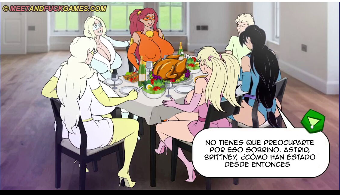 Meet and Fuck - Super Whore Family: Thanksgiving/Día de Acción de Gracias image number 14