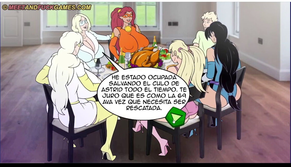 Meet and Fuck - Super Whore Family: Thanksgiving/Día de Acción de Gracias image number 15