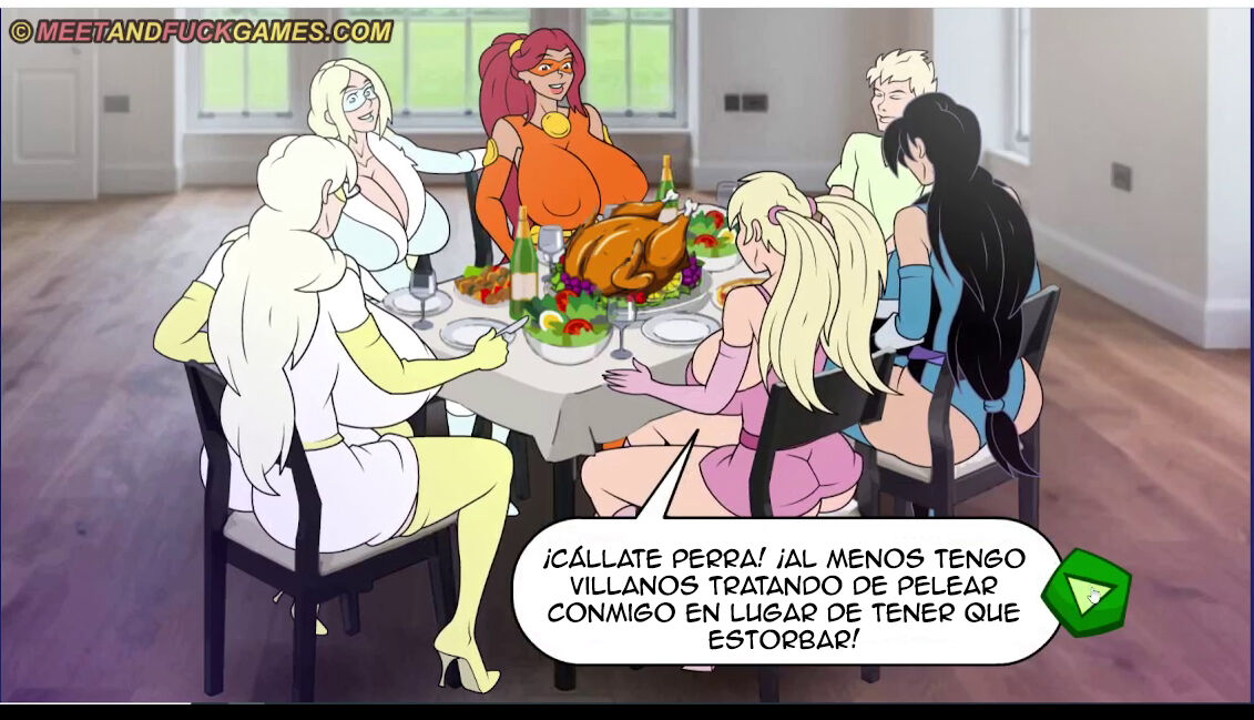 Meet and Fuck - Super Whore Family: Thanksgiving/Día de Acción de Gracias image number 16