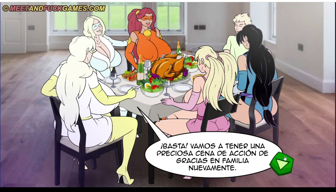 Meet and Fuck - Super Whore Family: Thanksgiving/Día de Acción de Gracias image number 17