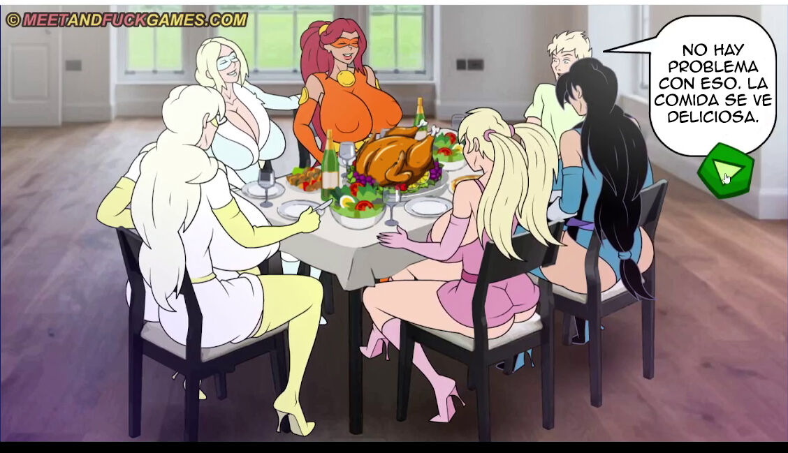 Meet and Fuck - Super Whore Family: Thanksgiving/Día de Acción de Gracias image number 18