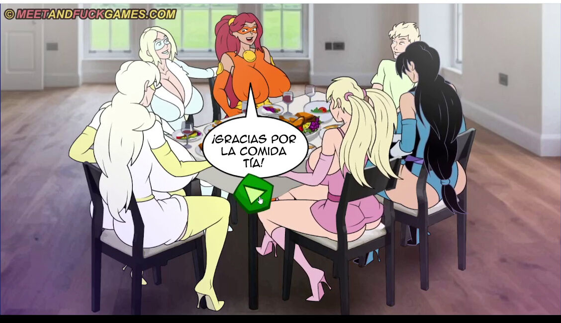 Meet and Fuck - Super Whore Family: Thanksgiving/Día de Acción de Gracias image number 21