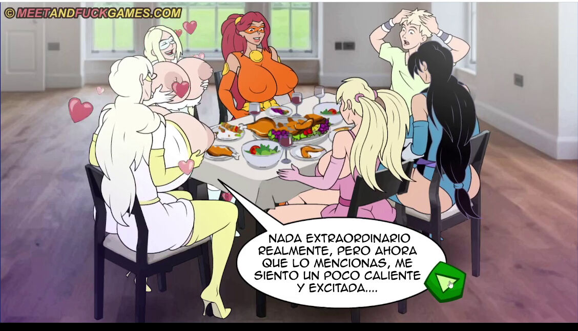 Meet and Fuck - Super Whore Family: Thanksgiving/Día de Acción de Gracias image number 25