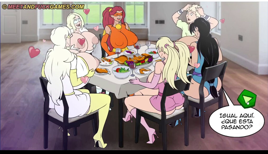 Meet and Fuck - Super Whore Family: Thanksgiving/Día de Acción de Gracias image number 26