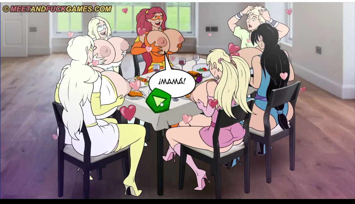 Meet and Fuck - Super Whore Family: Thanksgiving/Día de Acción de Gracias image number 31