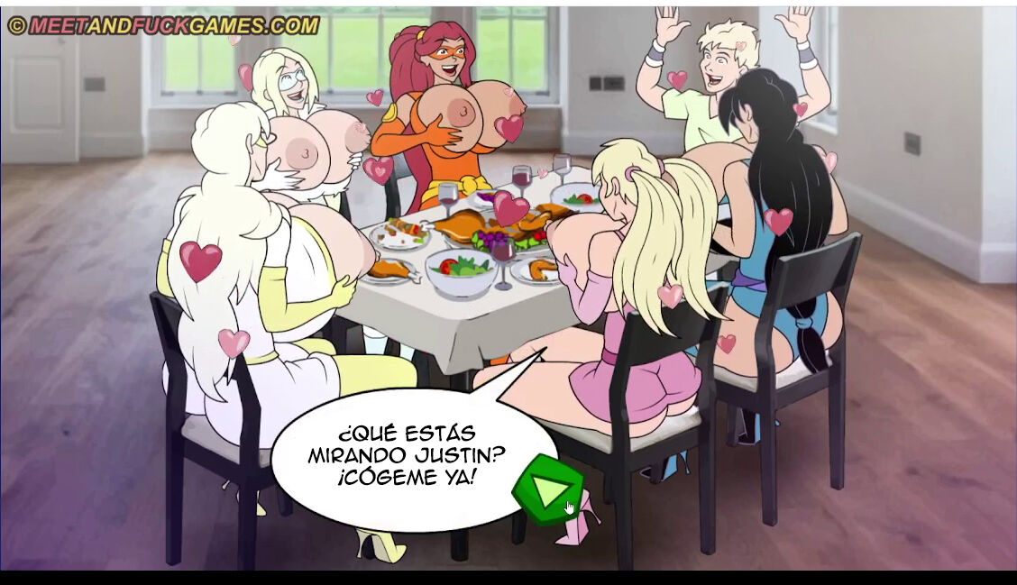 Meet and Fuck - Super Whore Family: Thanksgiving/Día de Acción de Gracias image number 36