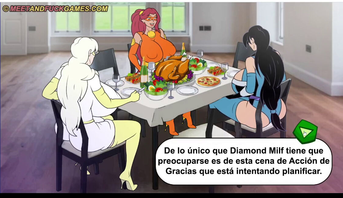 Meet and Fuck - Super Whore Family: Thanksgiving/Día de Acción de Gracias image number 4