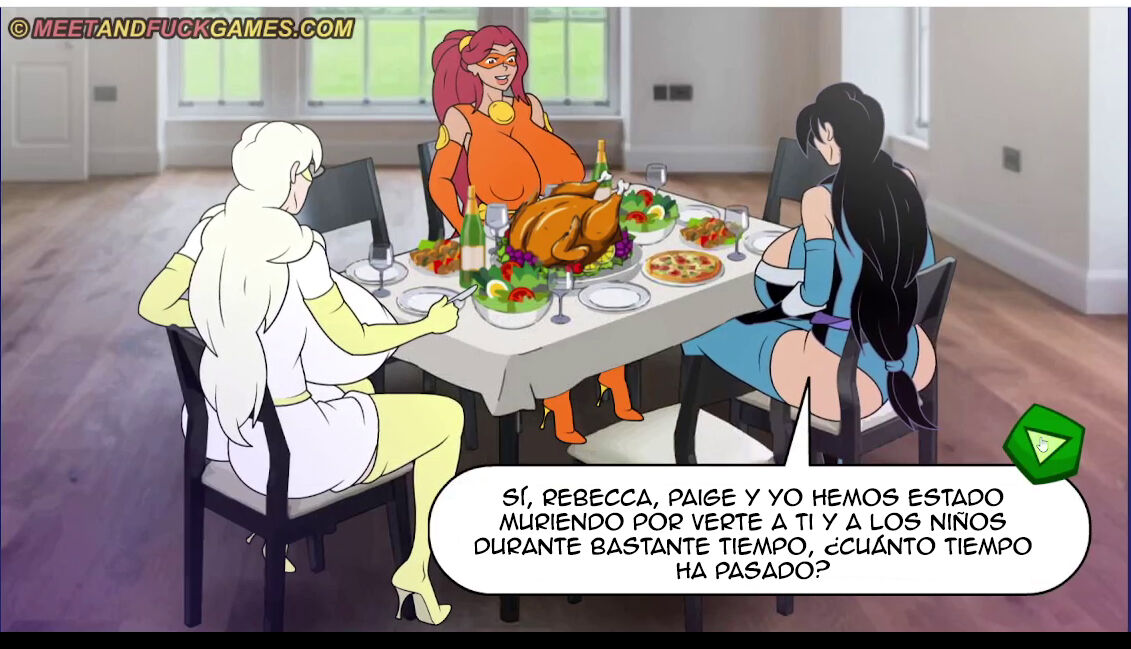 Meet and Fuck - Super Whore Family: Thanksgiving/Día de Acción de Gracias image number 6