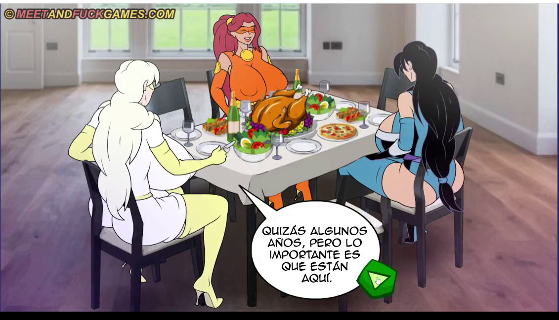 Meet and Fuck - Super Whore Family: Thanksgiving/Día de Acción de Gracias image number 7