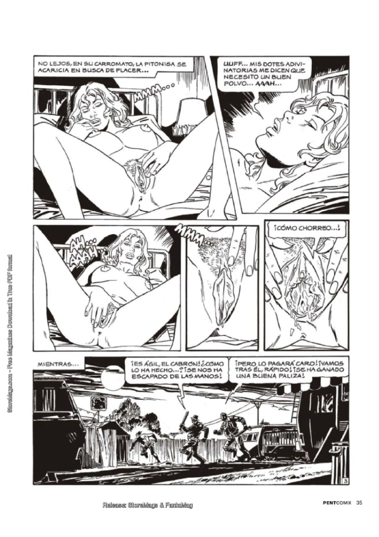 Penthouse Comix 105 image number 34