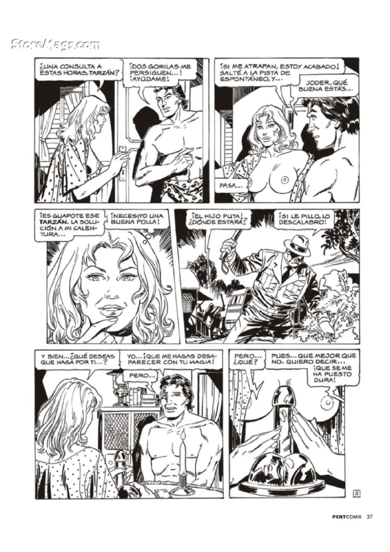 Penthouse Comix 105 image number 36