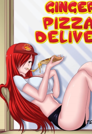 Pizza delivery service by Erza Scarlet and Rias Gremory