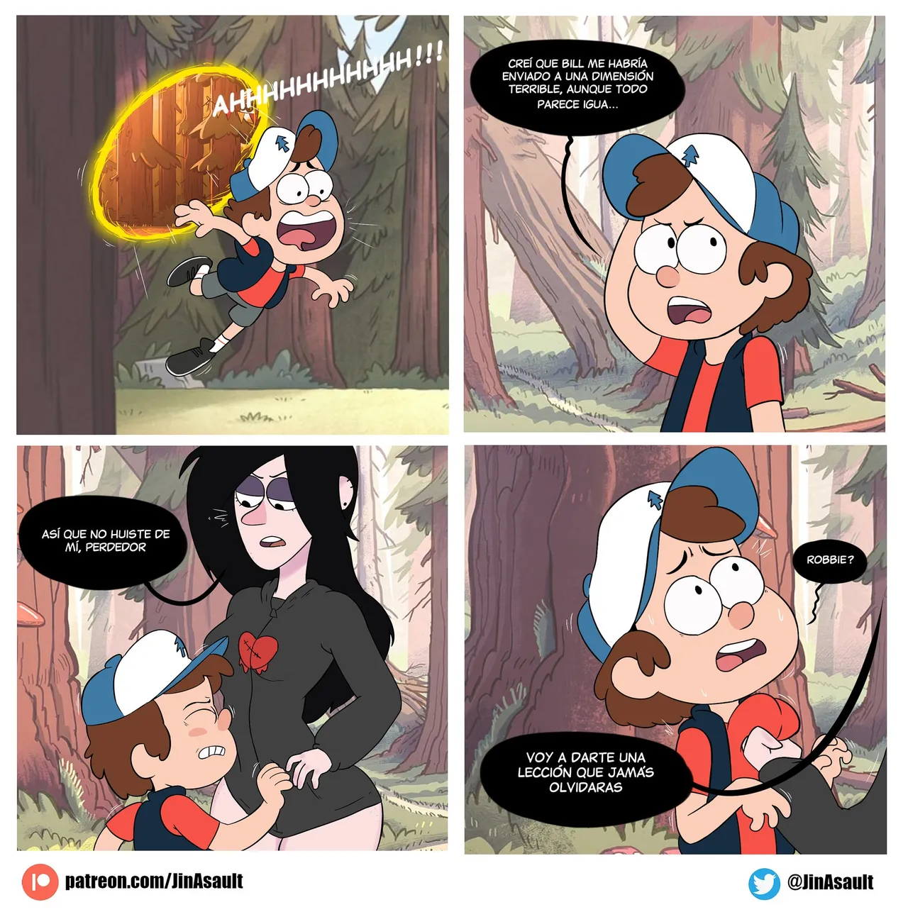 Gravity falls en algun universo paralelo