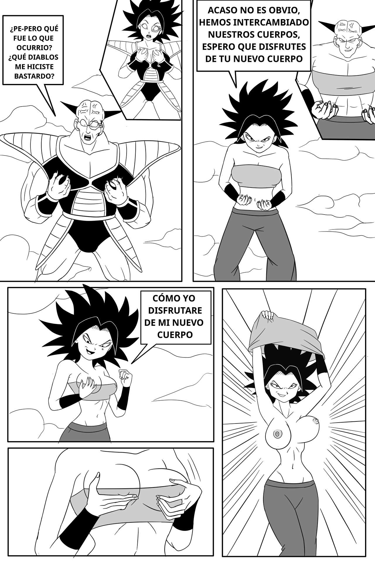 Que pasaría si... Ginyu vs Caulifla image number 3