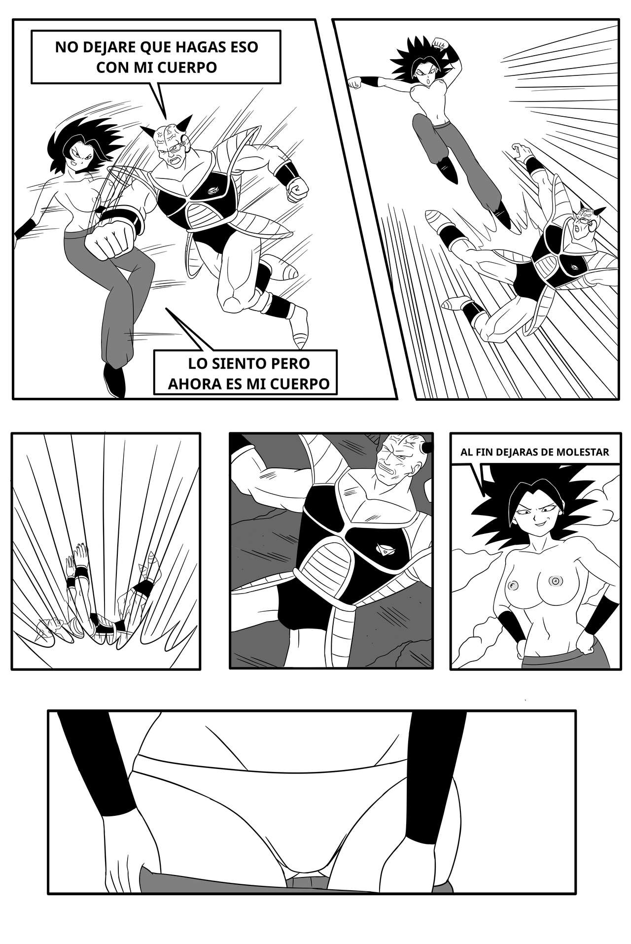 Que pasaría si... Ginyu vs Caulifla image number 4