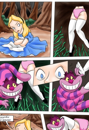 Alice in tickleland Spanish