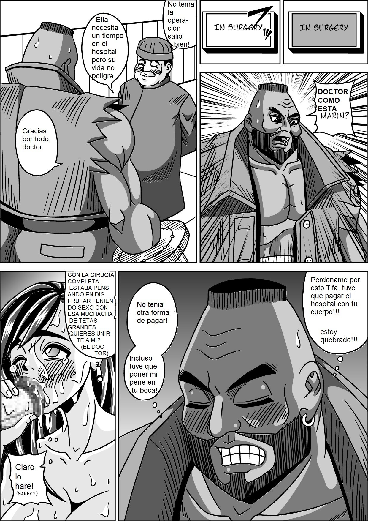 Ryoujoku Choukyou Kabe Tifa  Rape Training Wall Tifa image number 32