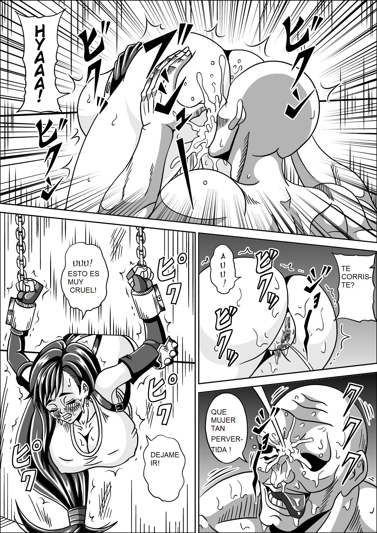 Ryoujoku Choukyou Kabe Tifa  Rape Training Wall Tifa image number 6