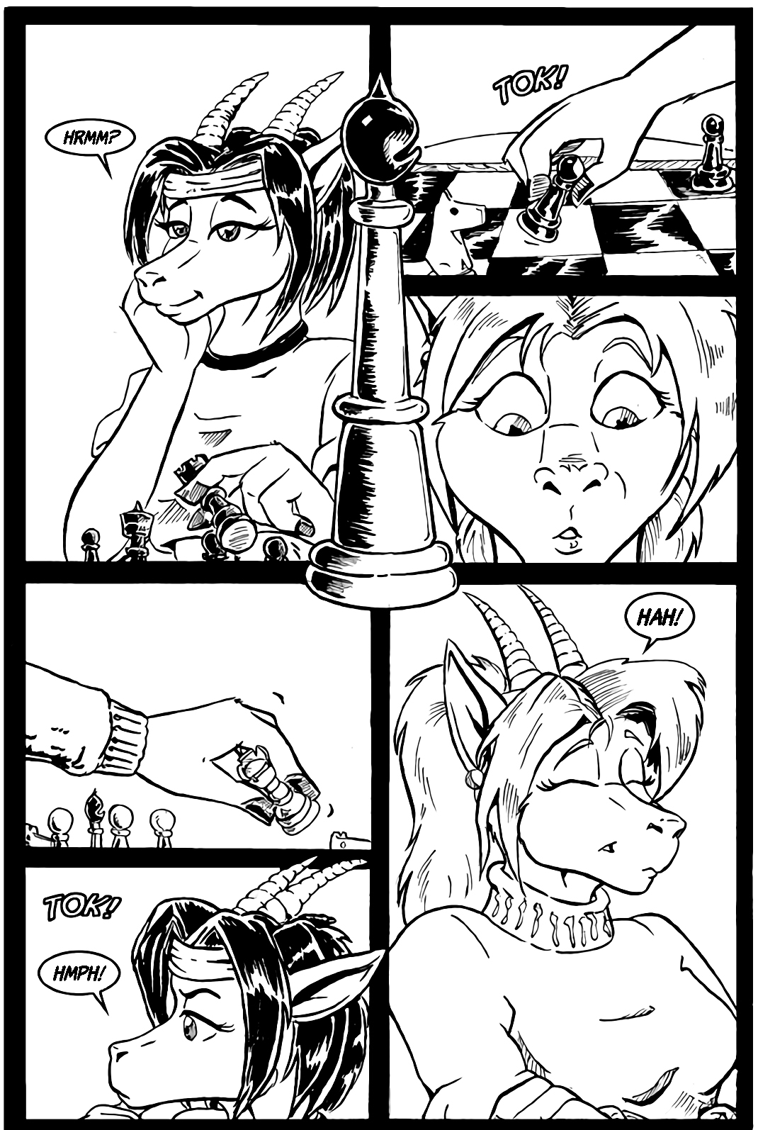 Over-Friendly Chess Match