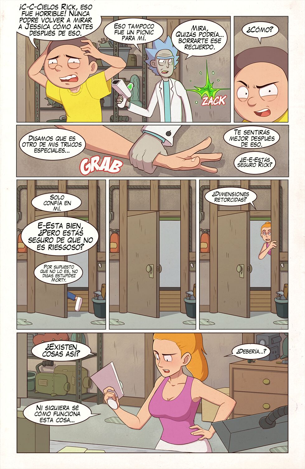 Artista - PieceofSoap / Aventuras de la dimension A24L - COMIC ESPANOL image number 7