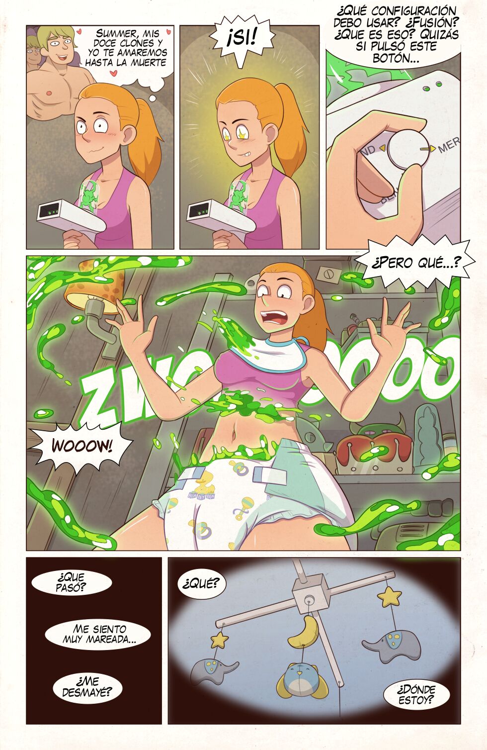 Artista - PieceofSoap / Aventuras de la dimension A24L - COMIC ESPANOL image number 8