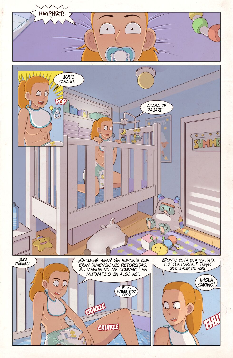 Artista - PieceofSoap / Aventuras de la dimension A24L - COMIC ESPANOL image number 9