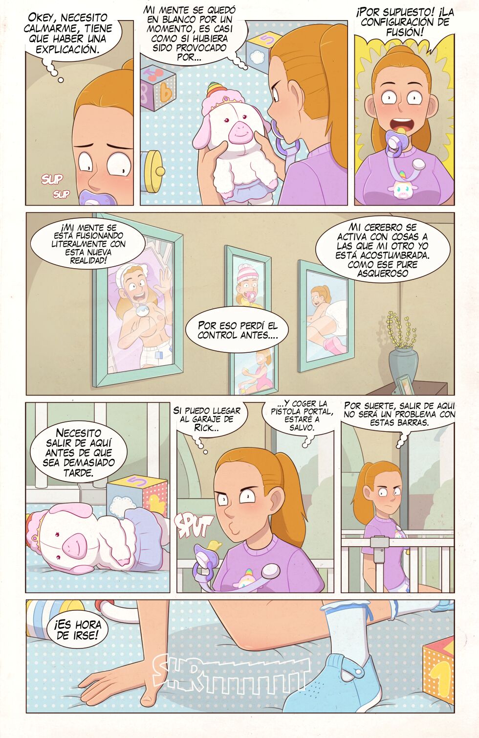Artista - PieceofSoap / Aventuras de la dimension A24L - COMIC ESPANOL image number 17