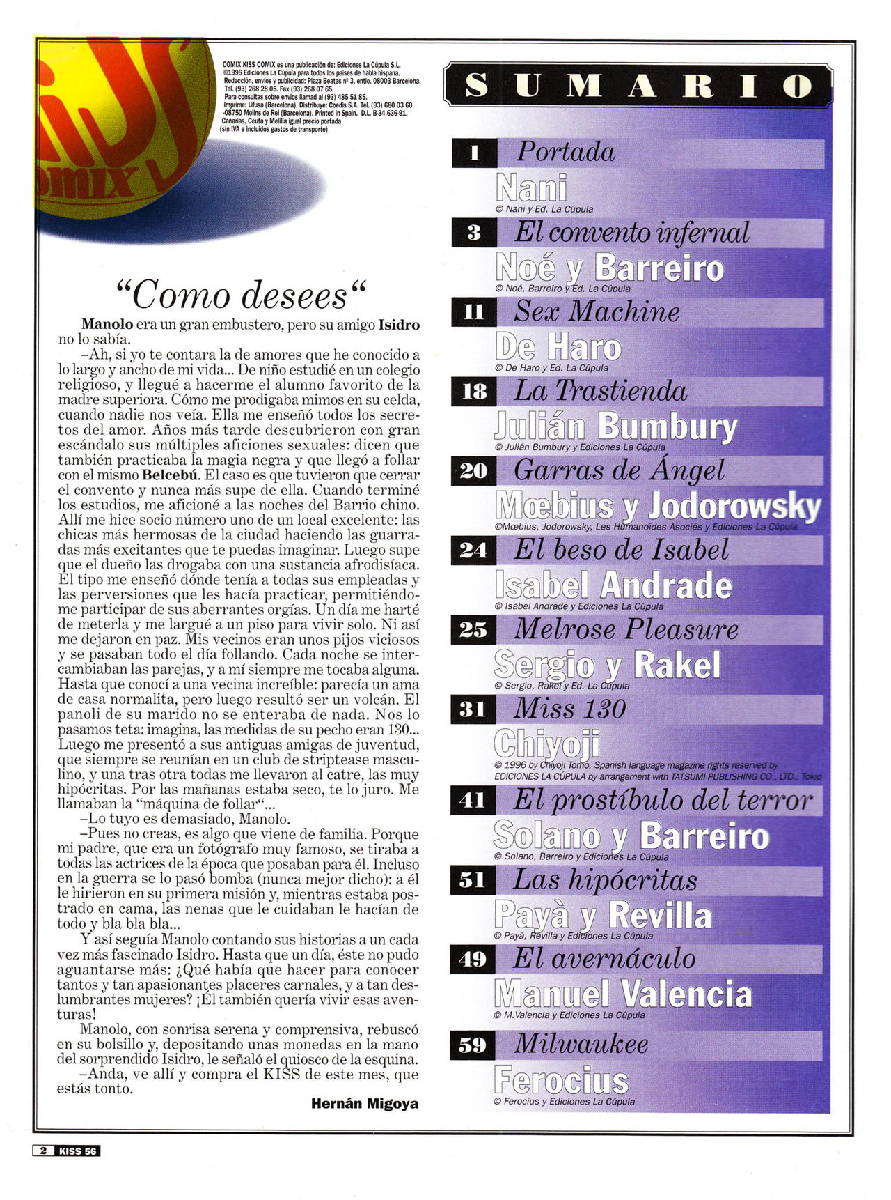 Kiss comix 056 image number 1