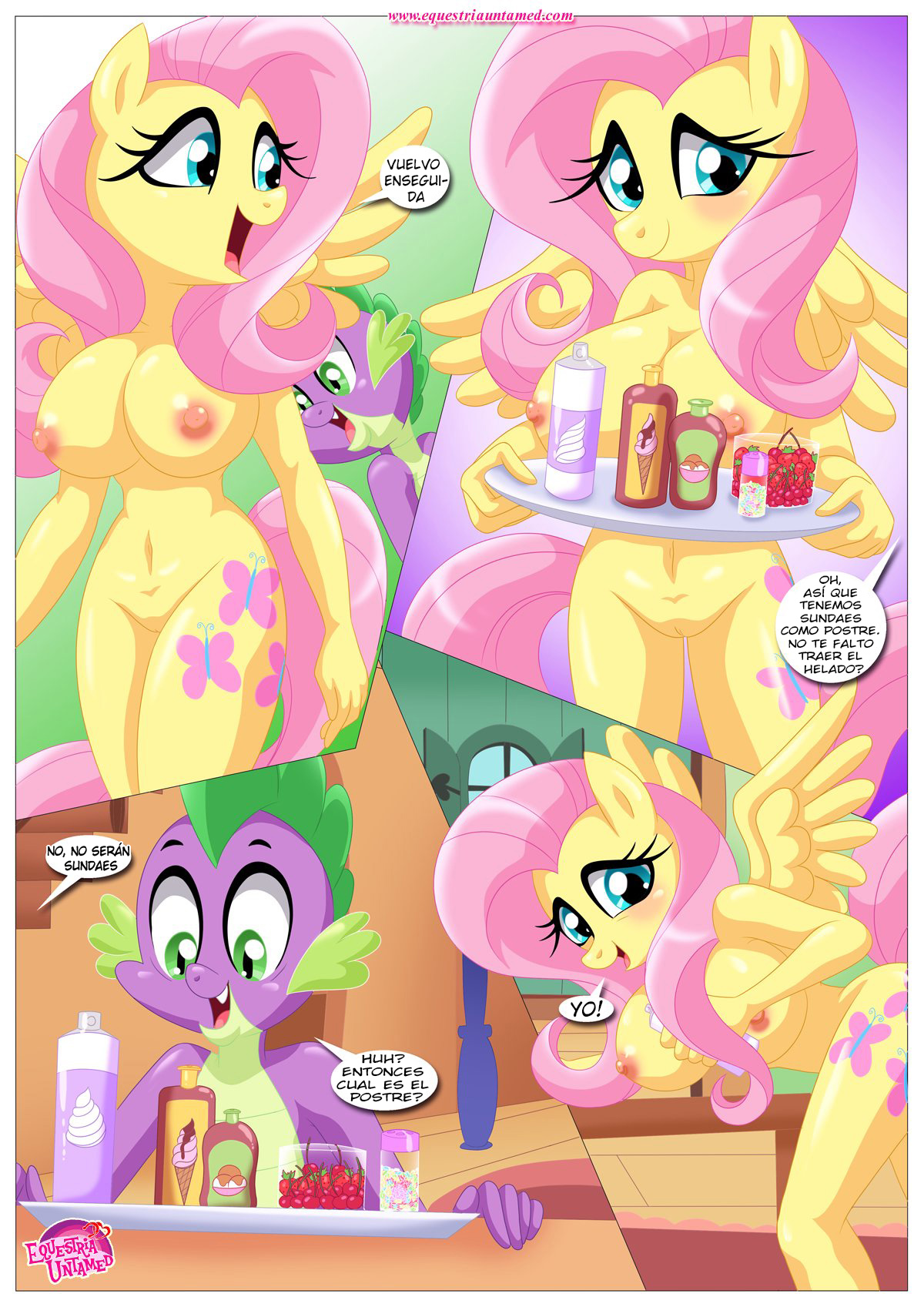 The Secret Ingredient is Fluttershy... Fluttershy  El Ingrediente Secreto Es Fluttershy…Fluttershy image number 21