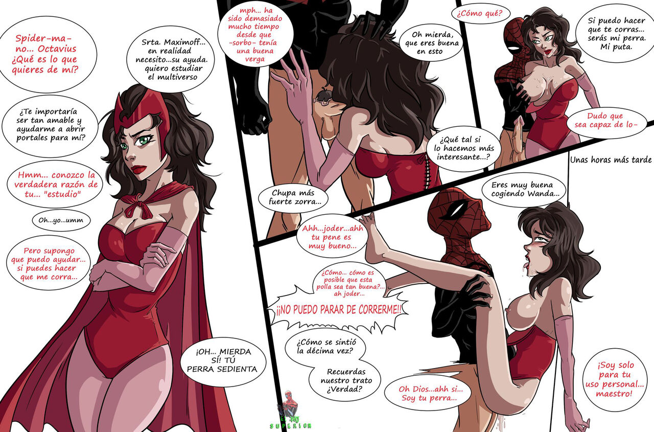 Superior spider-man fucks the Marvel Girls image number 6