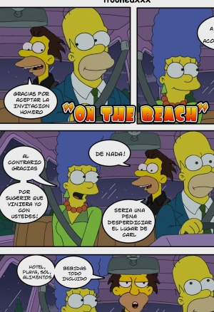 Simpsons xxx - En la playa