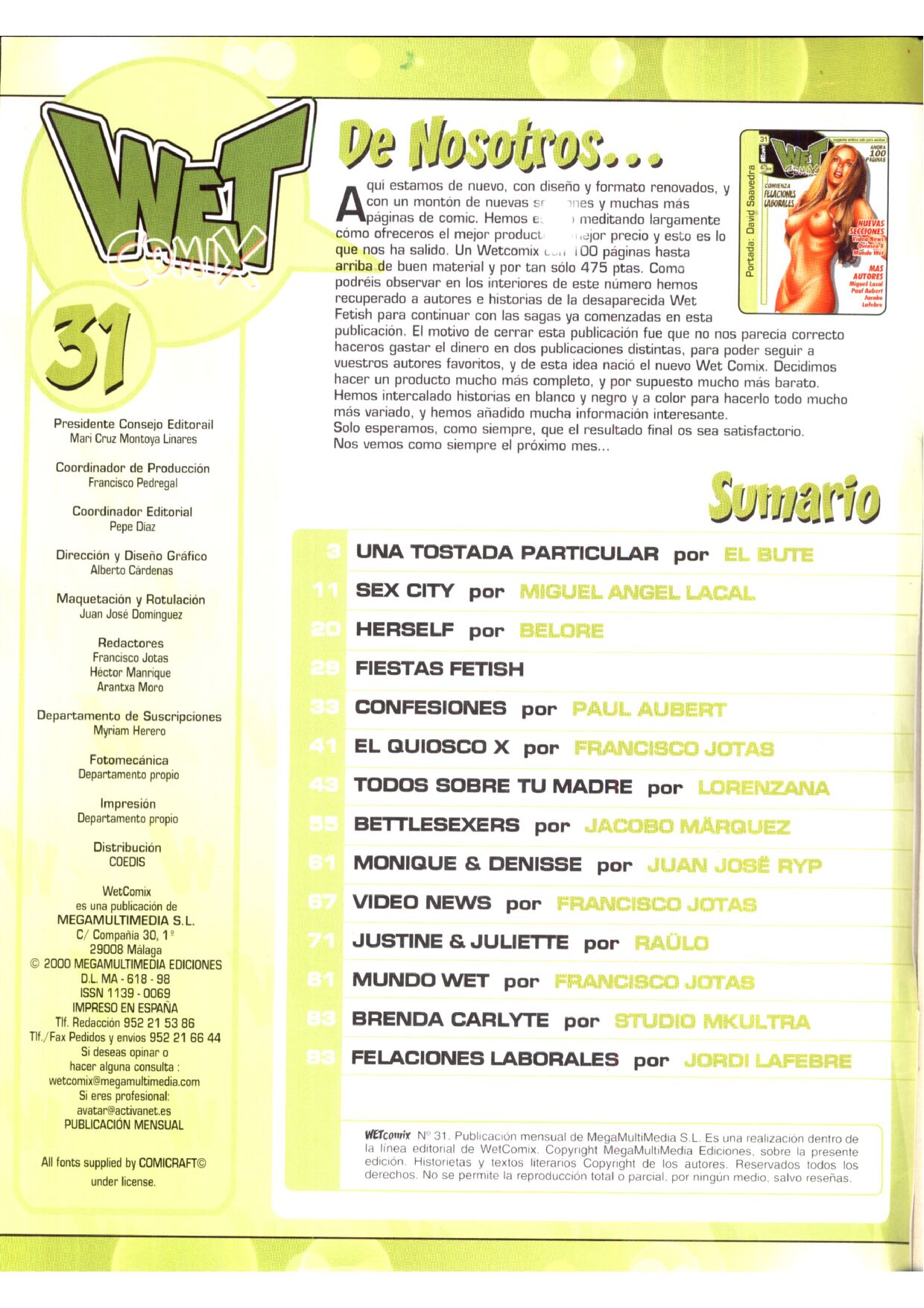 Wet Comix 31 image number 1