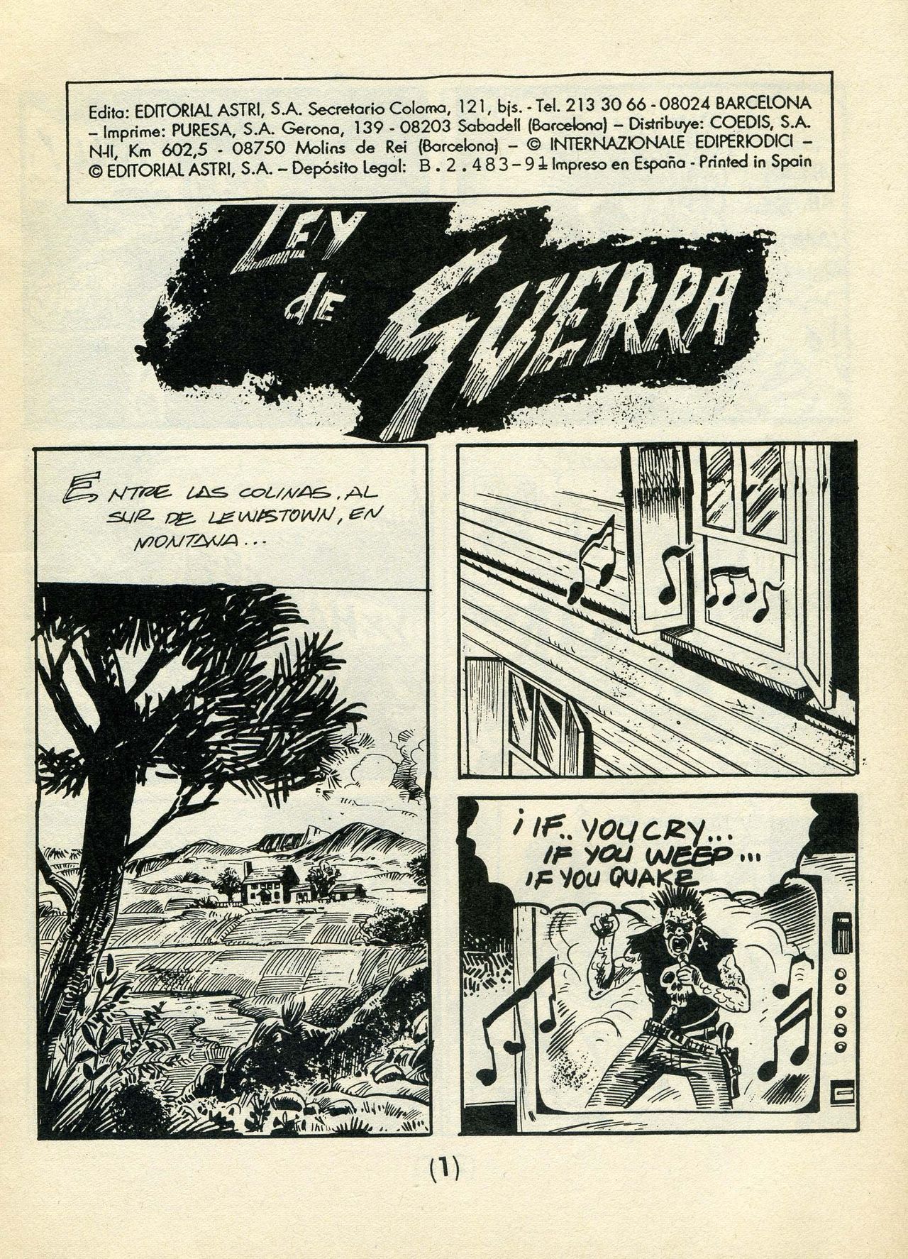 Historia Blue 03 - Ley de Guerra image number 1