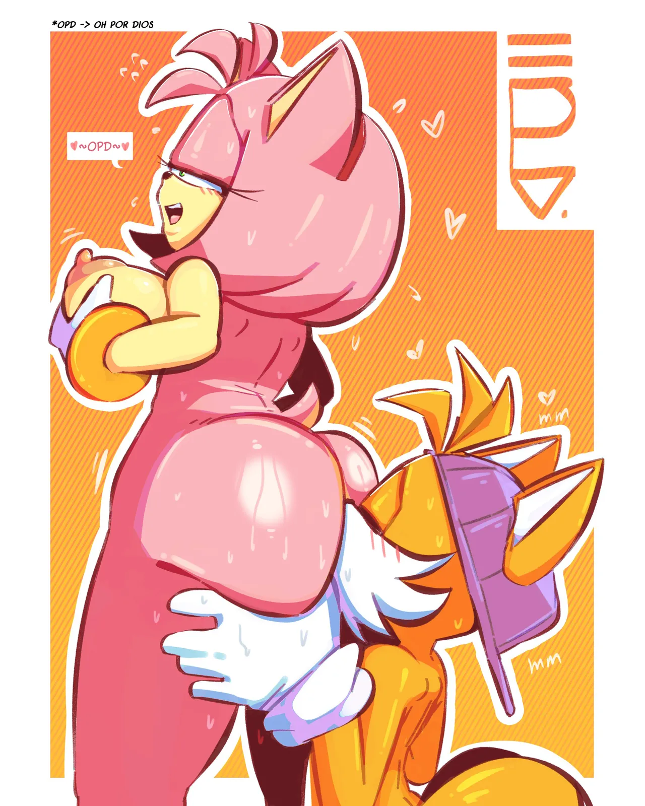 Tails x Amy image number 4