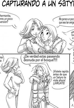 Capturando A Un Satyro