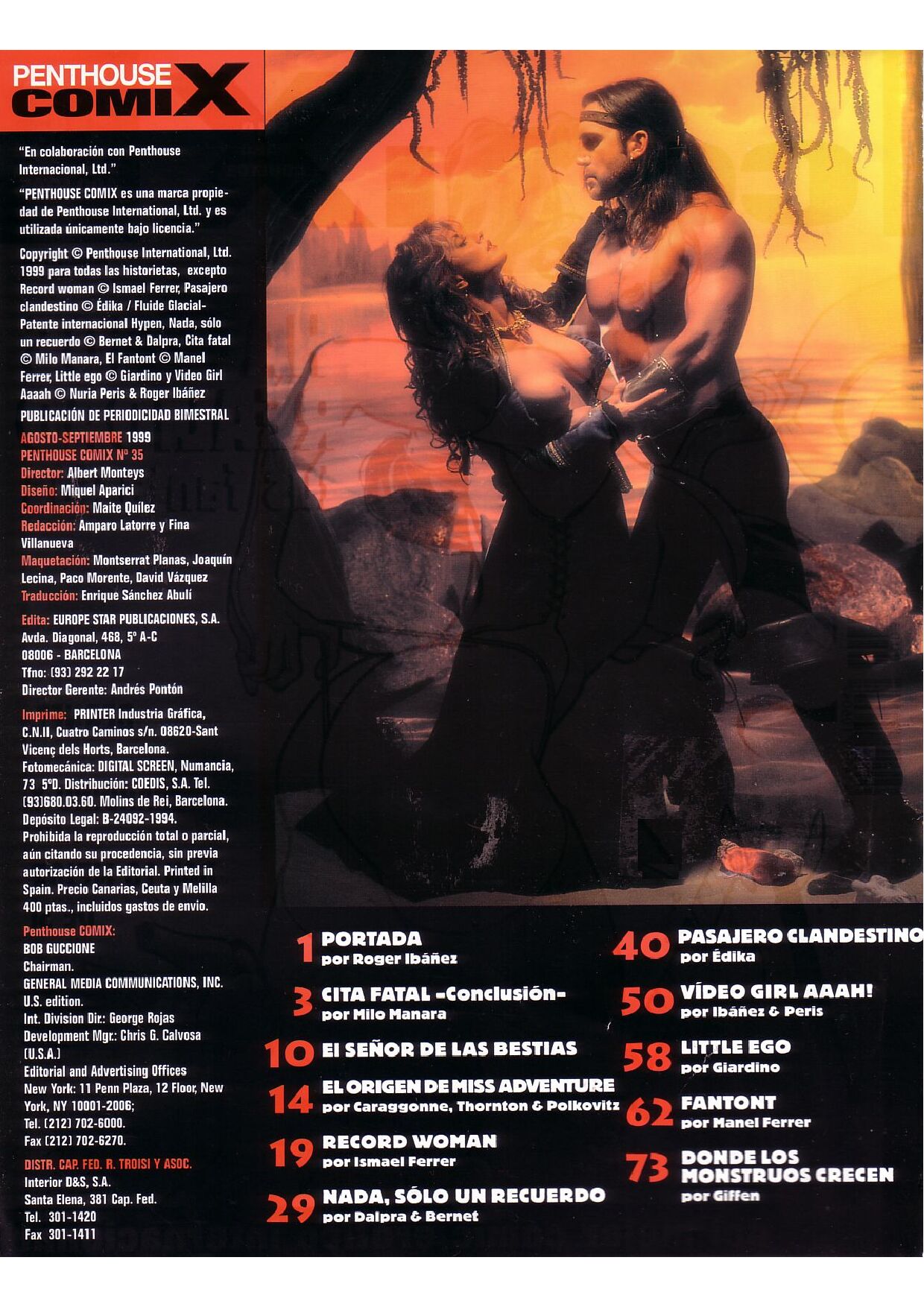 Penthouse Comix 35 image number 1