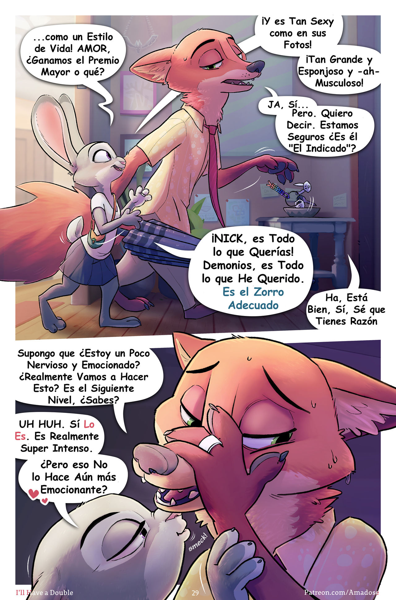 A Zootopia Cucking Comic - Enganos En Zootopia  ESPANOL image number 29