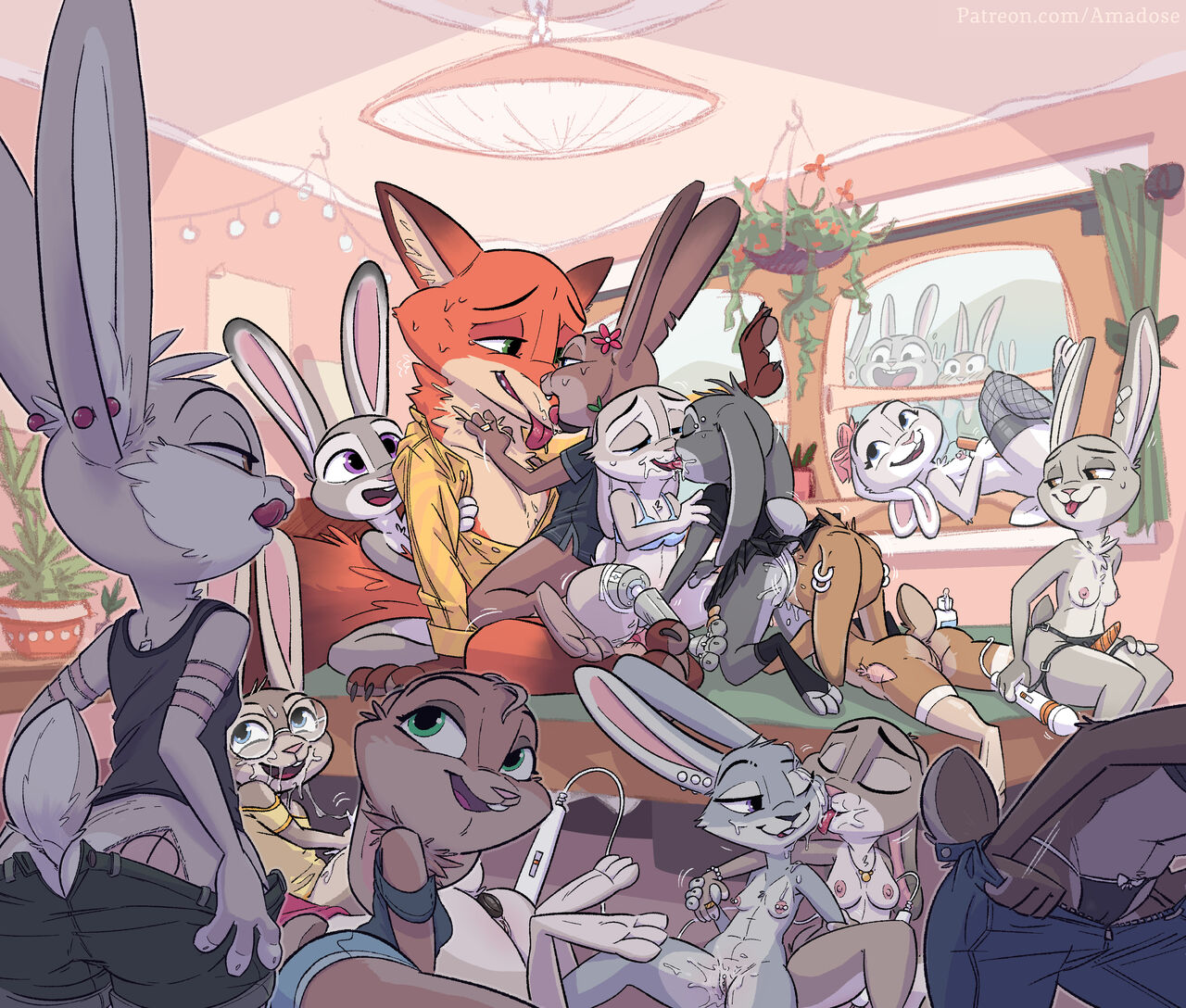 A Zootopia Cucking Comic - Enganos En Zootopia  ESPANOL image number 70