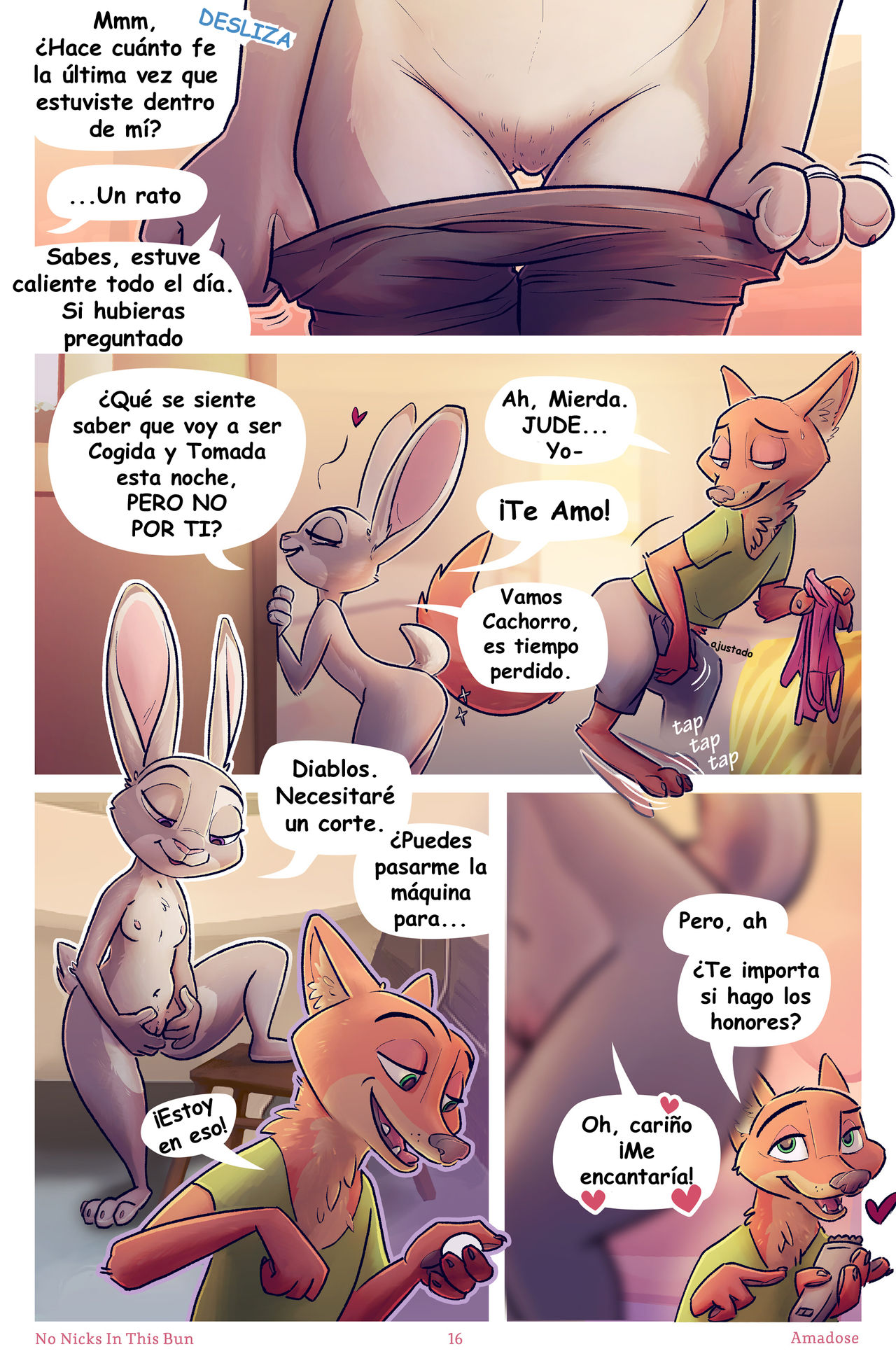 A Zootopia Cucking Comic - Enganos En Zootopia  ESPANOL image number 16