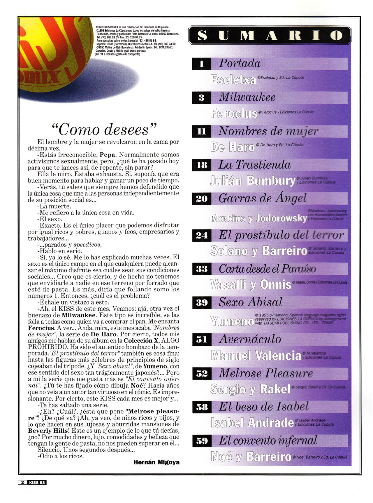 Kiss comix 053 image number 1