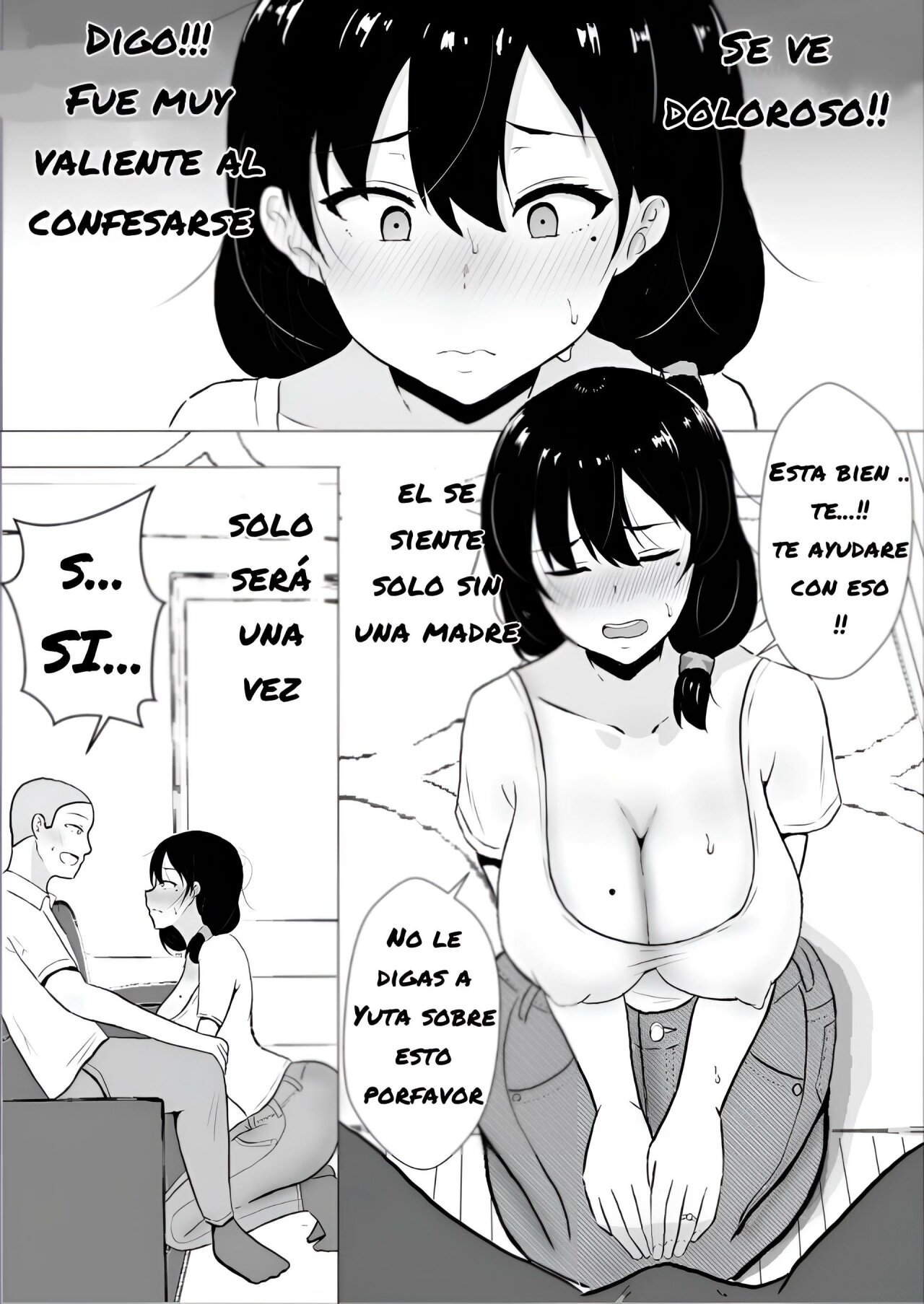 TomoKano Kaa-chan~ Daisuki na Ore no Hahaoya wa Aho na Shinyuu no Kanojo~  My Mom Is My Friends Girlfriend image number 20