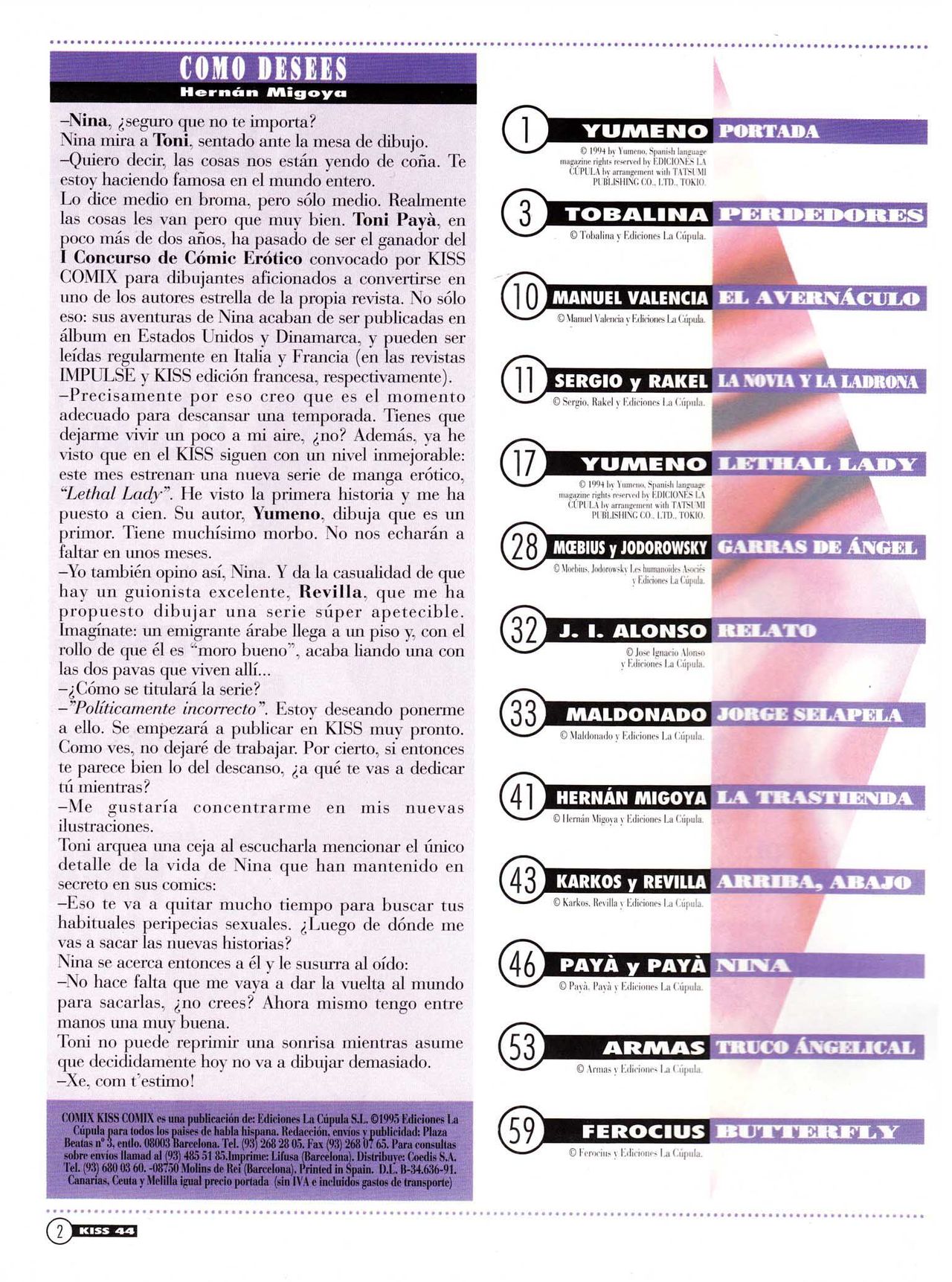 Kiss Comix 044 image number 1