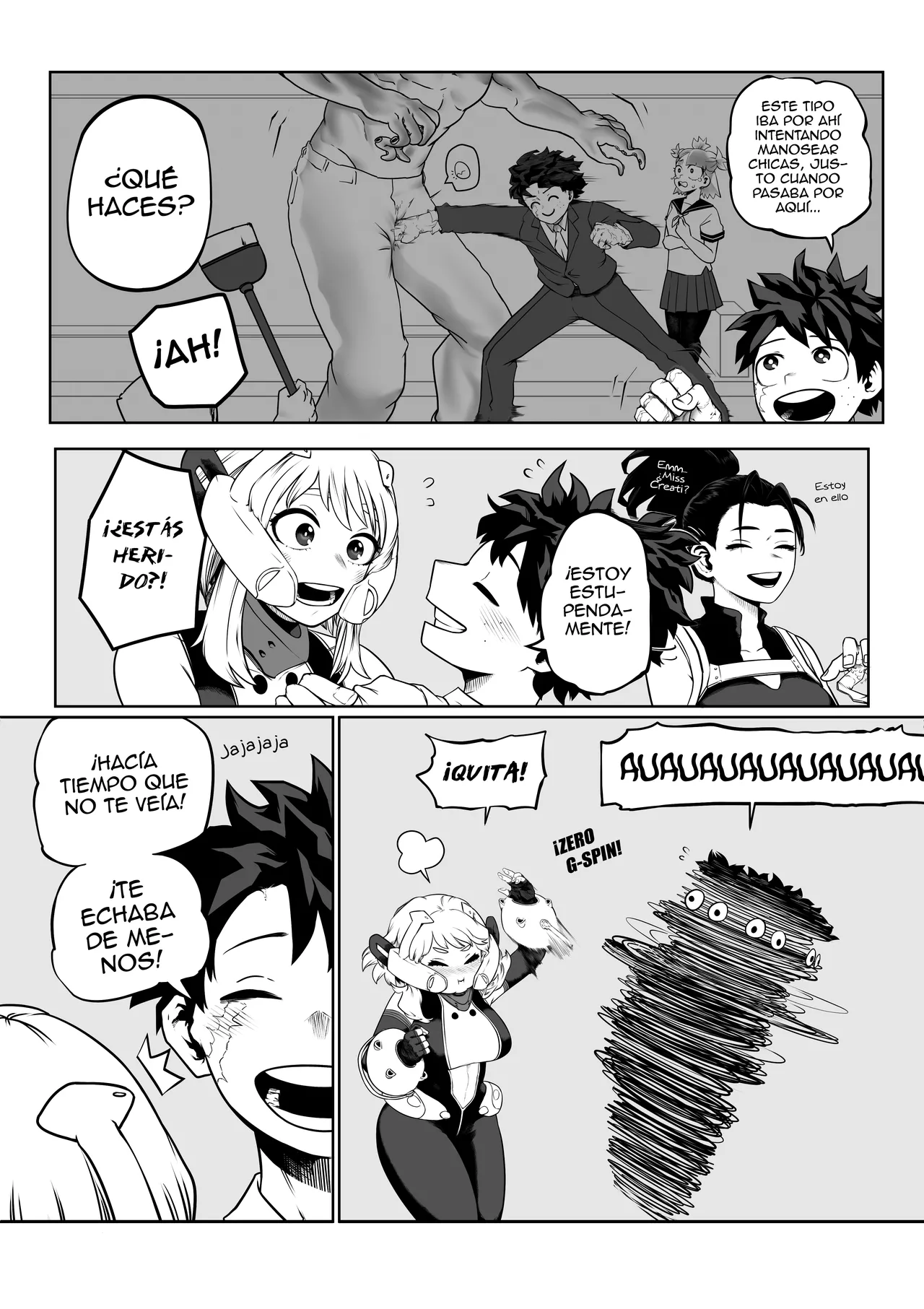 Catching up with my Hero Girlfriend - Poniendome al dia con mi novia heroina image number 3