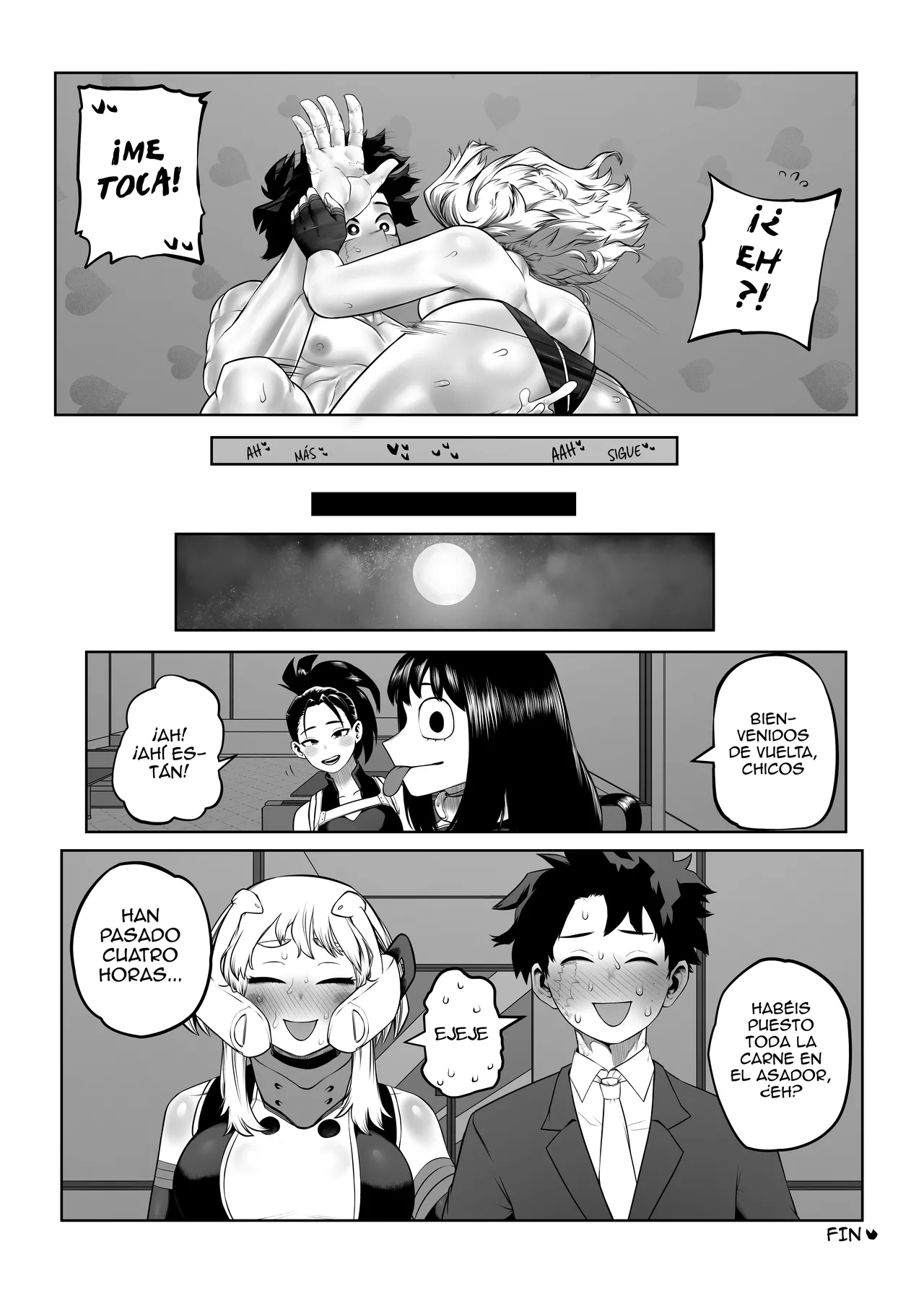 Catching up with my Hero Girlfriend - Poniendome al dia con mi novia heroina image number 15