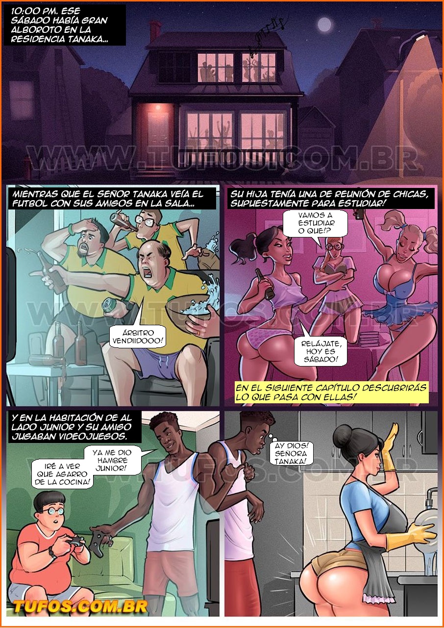 Negroludos 05 - El morenazo amigo de mi hijo 01 image number 1