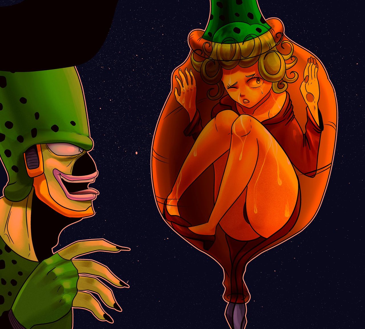 Cell Absorbs Psychic Sisters image number 53