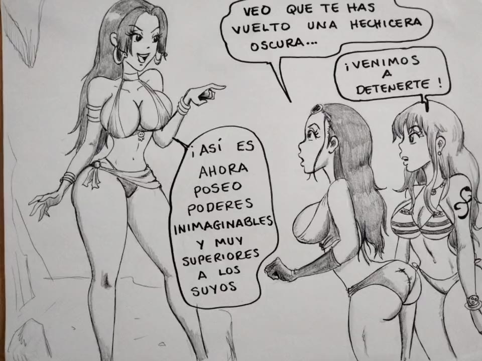 Robin and Nami vs Boa Hancock image number 9