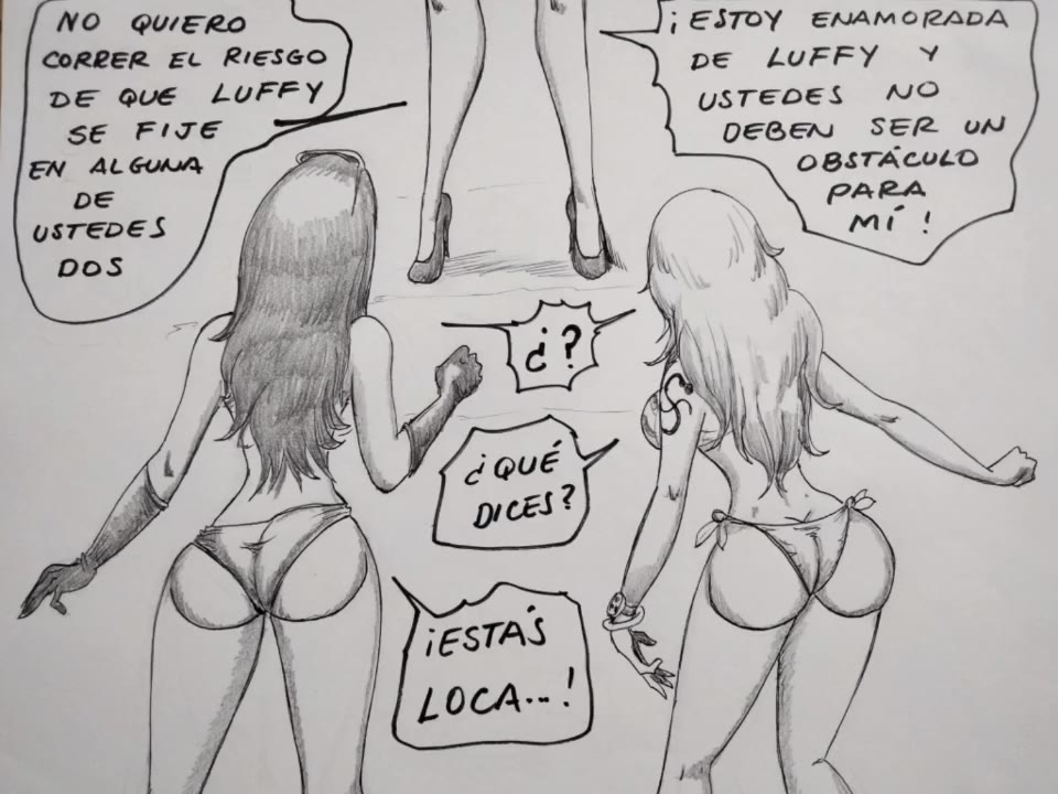 Robin and Nami vs Boa Hancock image number 12